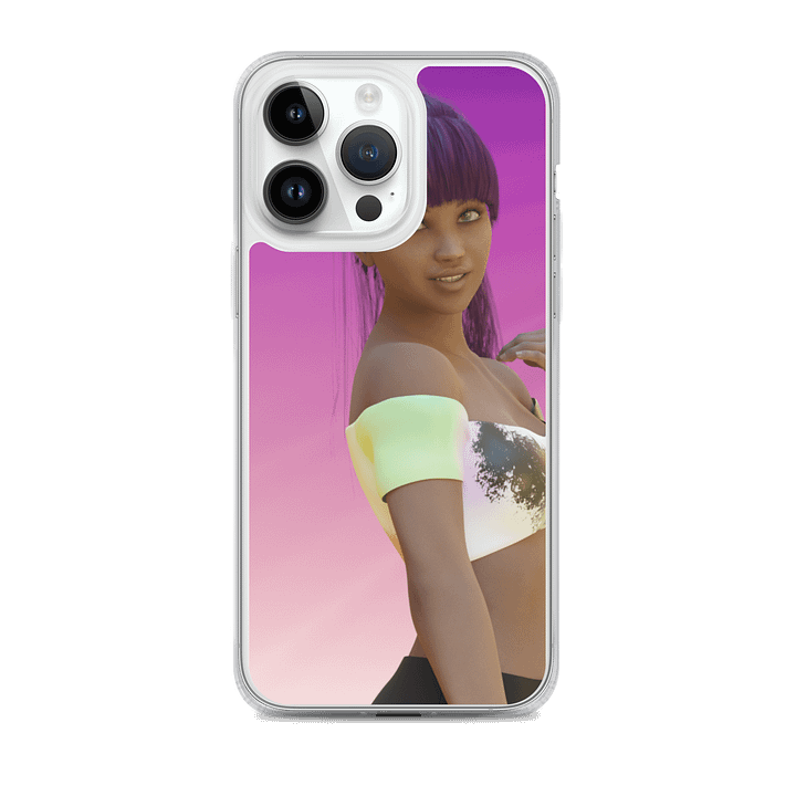 Purple Haze iPhone® MagSafe® Clear Case product image (2)