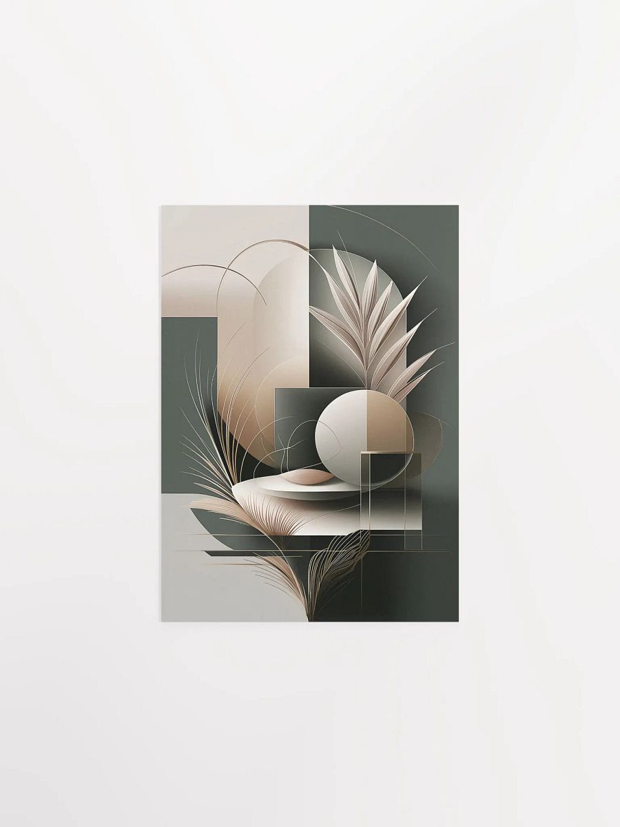 Abstract Botanical Geometric Poster product image (1)