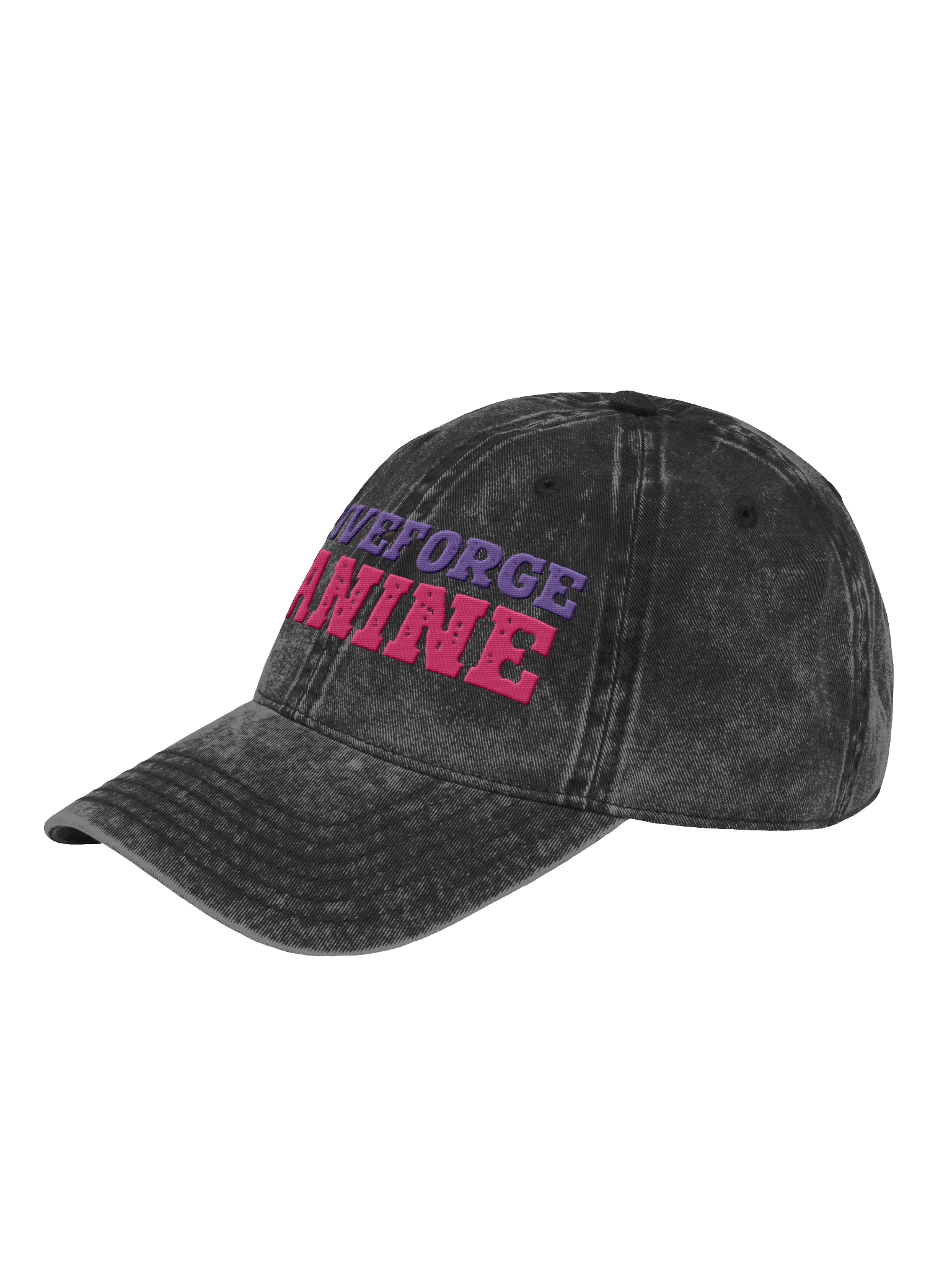 DriveForge Canine Pink & Purple Logo Vintage Dad Cap product image (3)