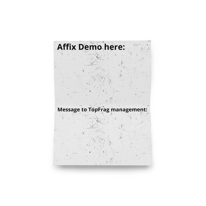 TopFrag™ Pug Complaint Card product image (2)