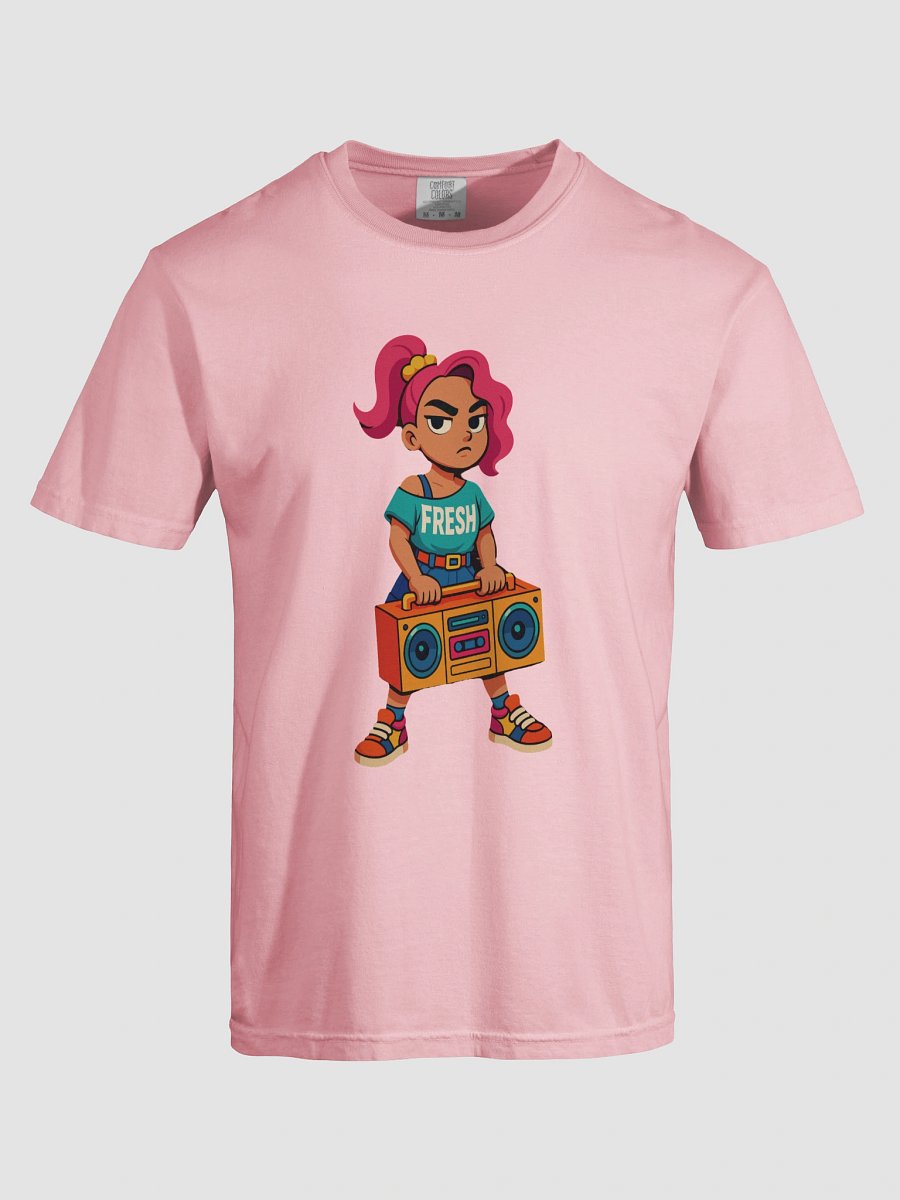 Retro 90s Boombox Girl Graphic Tee product image (54)