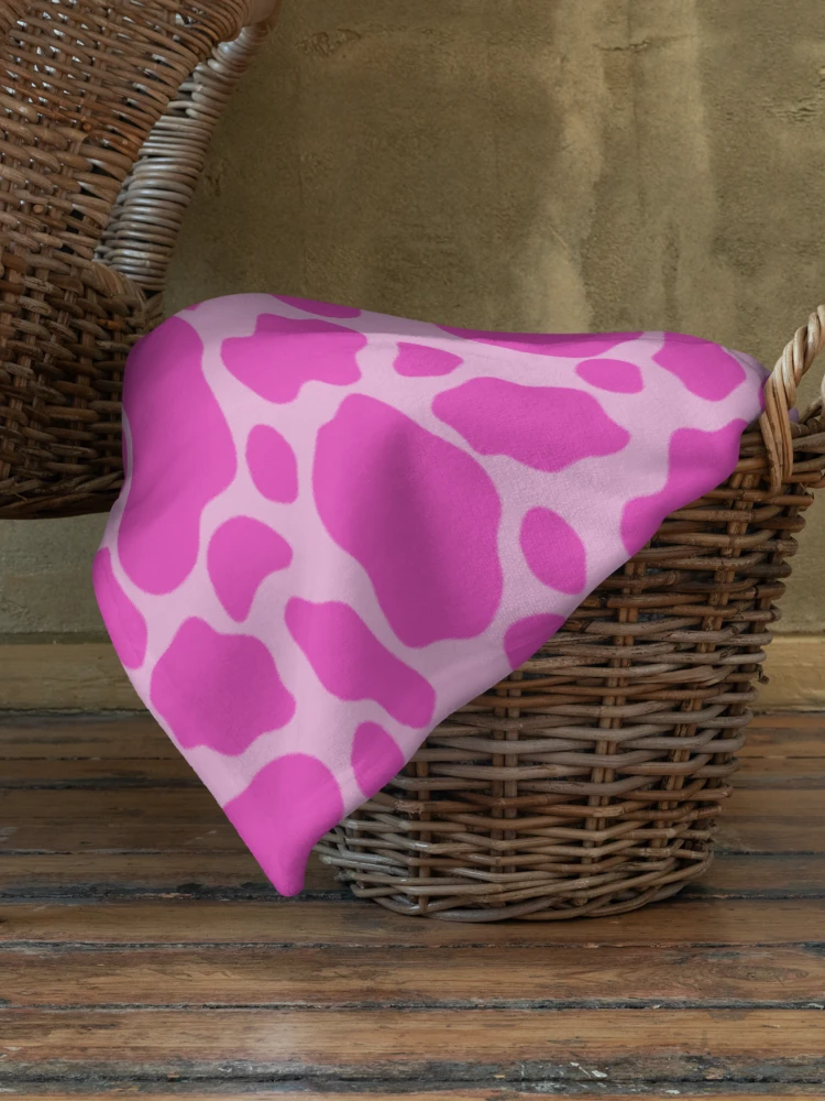Pink Cow Skin Blanket product image (1)