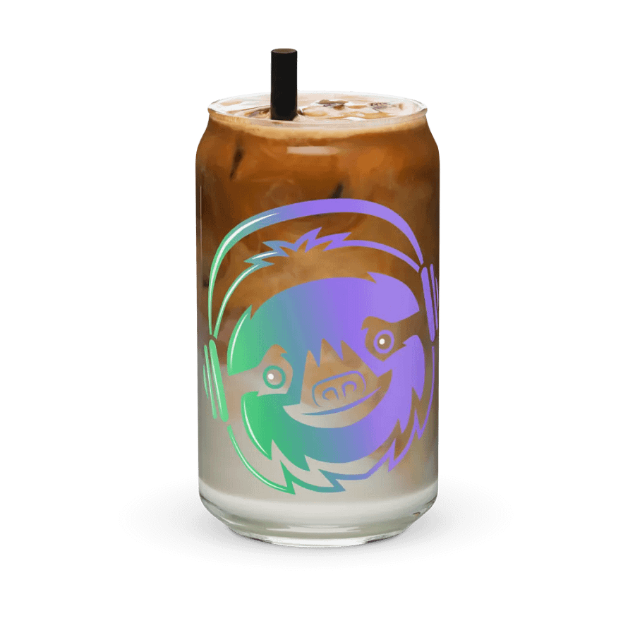 Sloth Logo Can Glass product image (36)