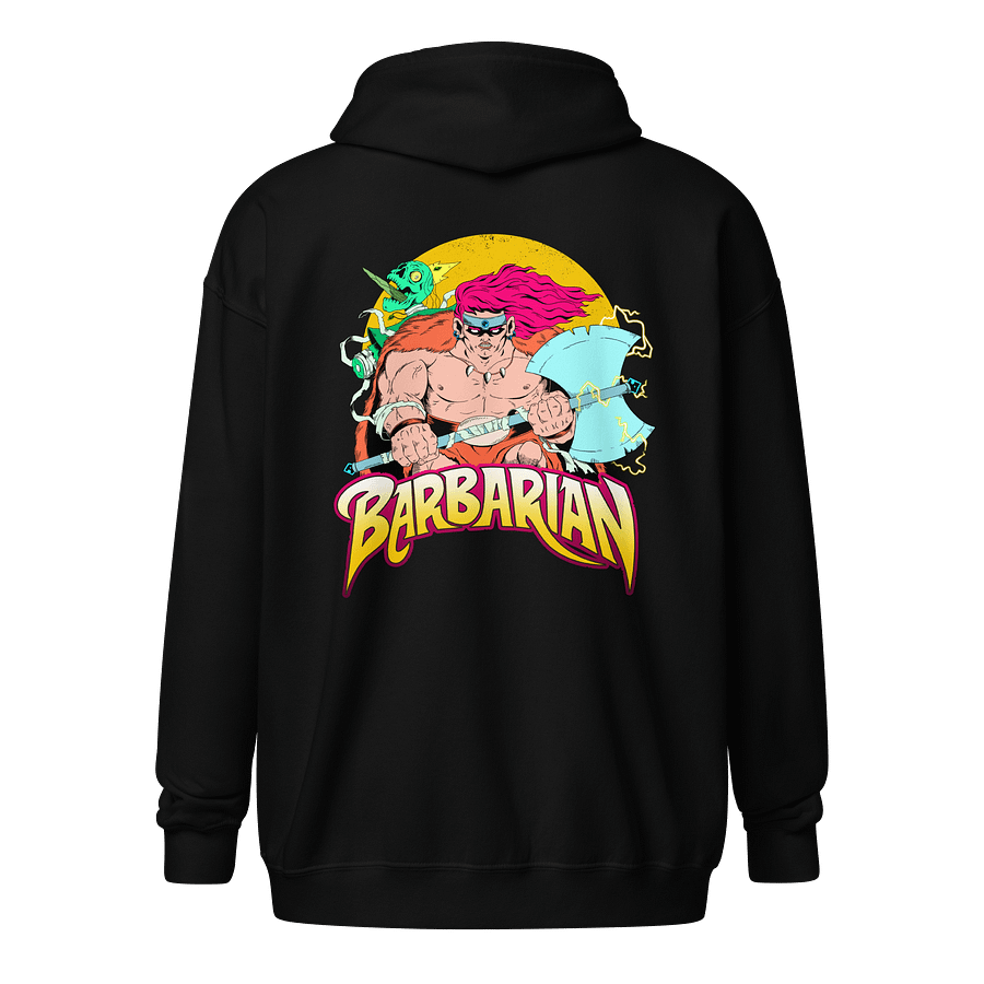 Dark Fantasy Barbarian - Zip Hoodie product image (3)