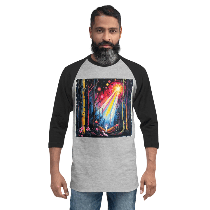 Celestial Forest Night ¾ Sleeve Tee product image (2)