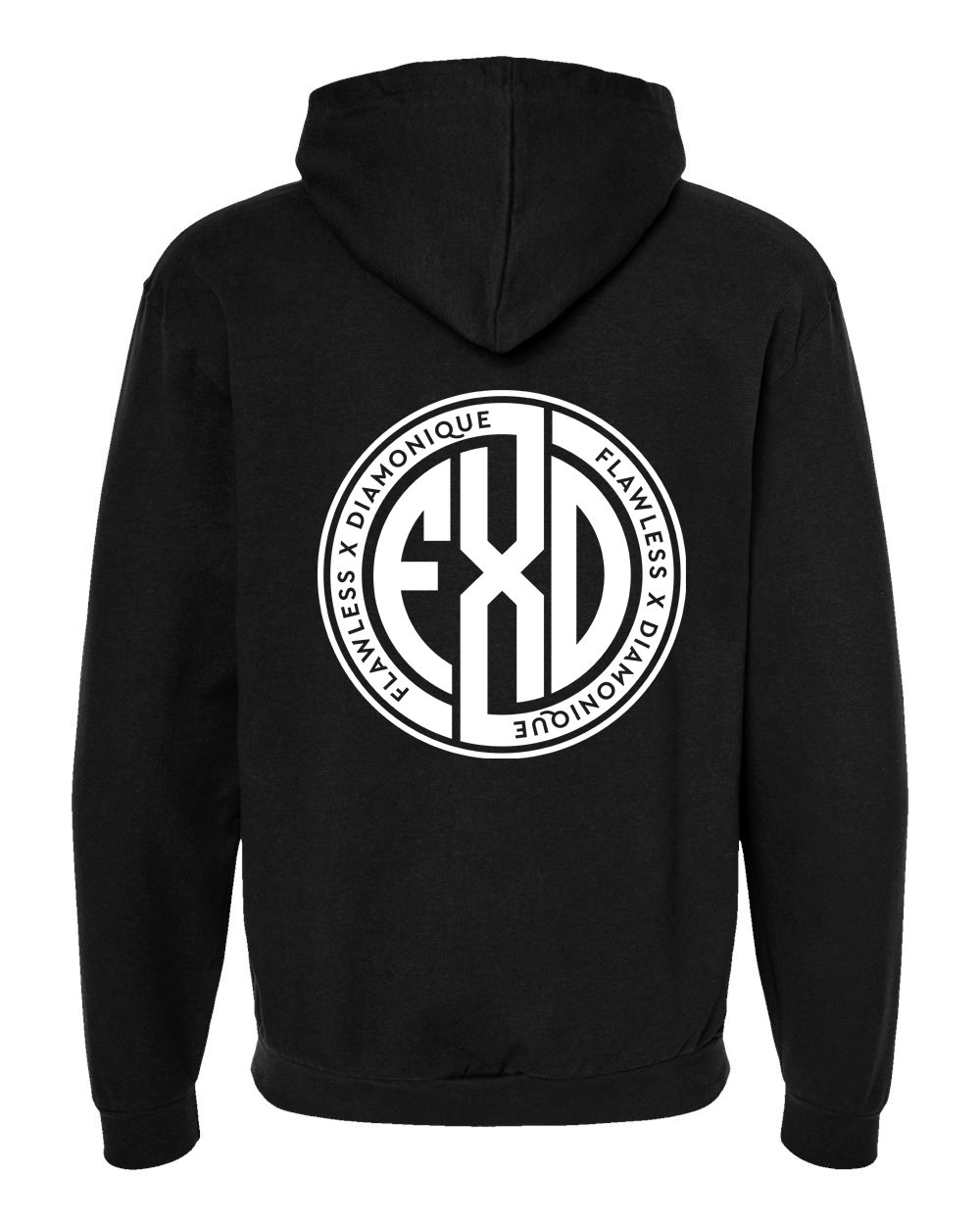 FXD Black Hoodie w/White Logo product image (2)