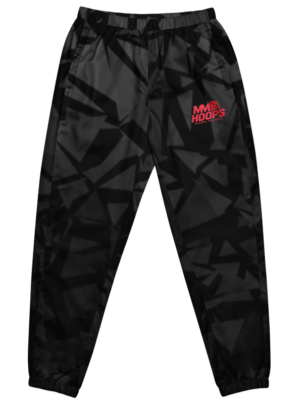MM HOOPS BLACK X RED TRACK PANTS product image (1)