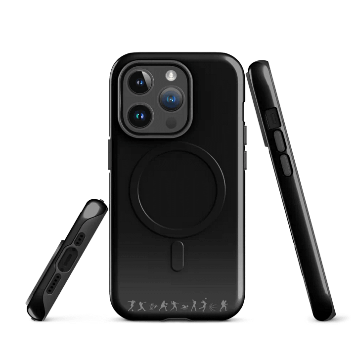 GUILLOVELO BLACK ICONS IPHONE CASE product image (2)