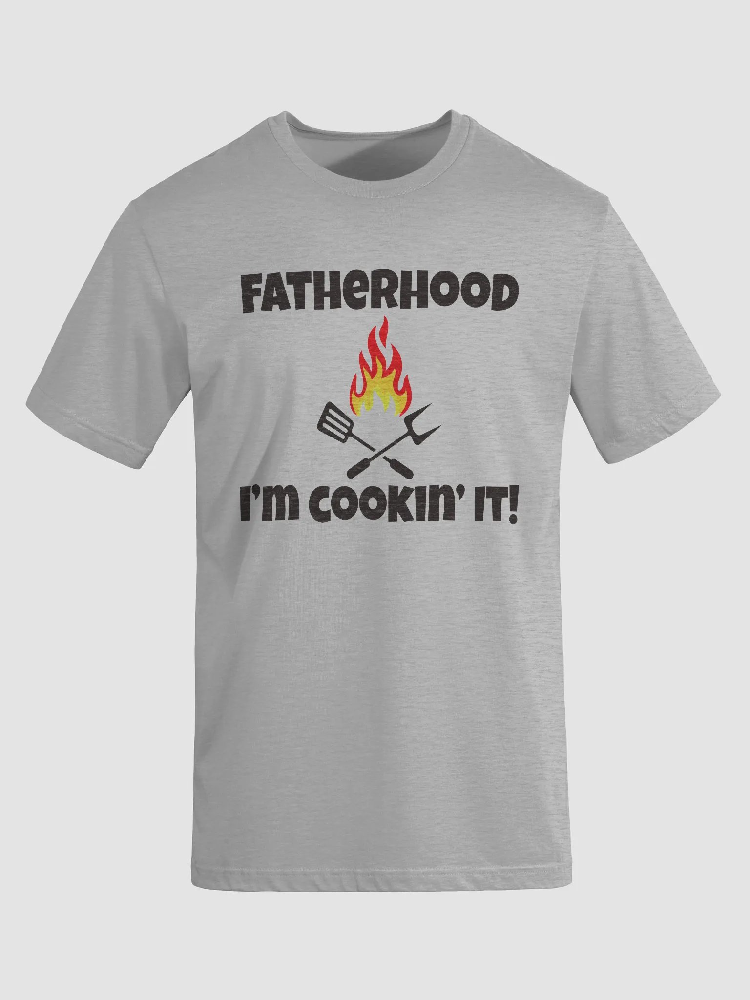 Fatherhood Cookin' It! Graphic T-Shirt product image (3)