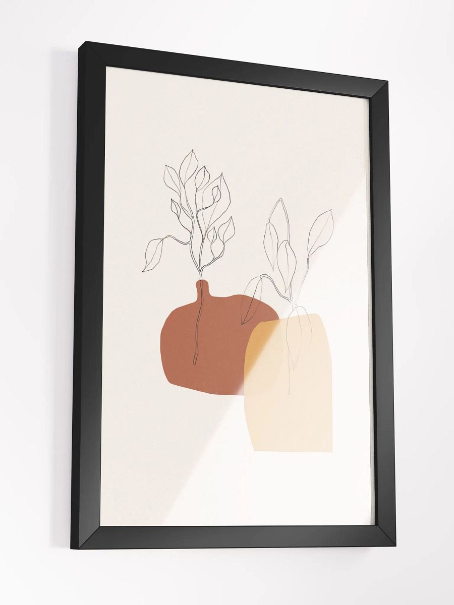 Branches of Serenity Framed Poster | Nature-Inspired Minimalist Wall Art product image (3)