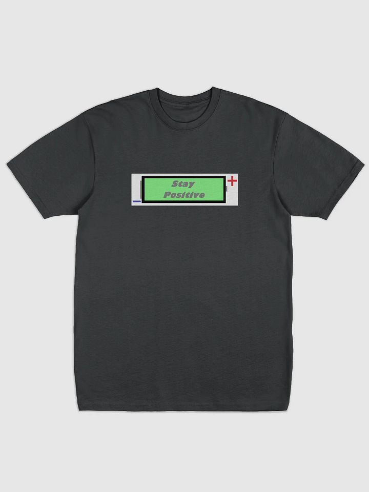 Stay positive battery shirt product image (1)