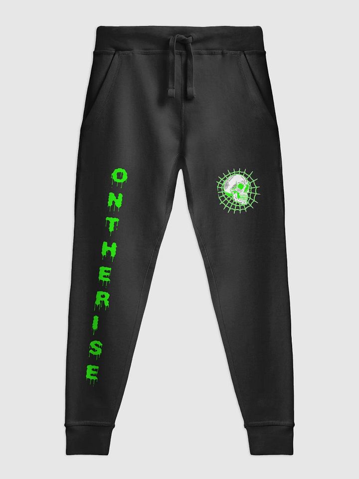Spider Skull Pants Lime Green product image (4)