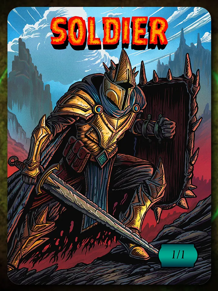 Soldier 1/1 Full Art Token product image (1)
