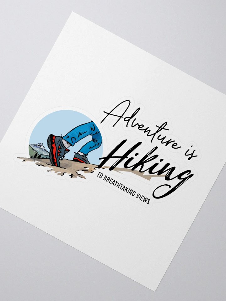 Sticker - Adventure is Hiking product image (2)