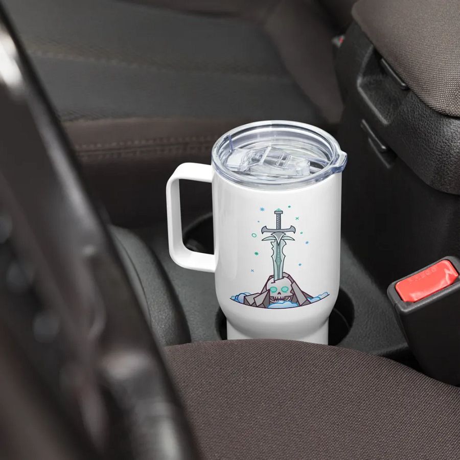 Sword in the Skull - Lich Variation - Tumbler w/Handle product image (8)