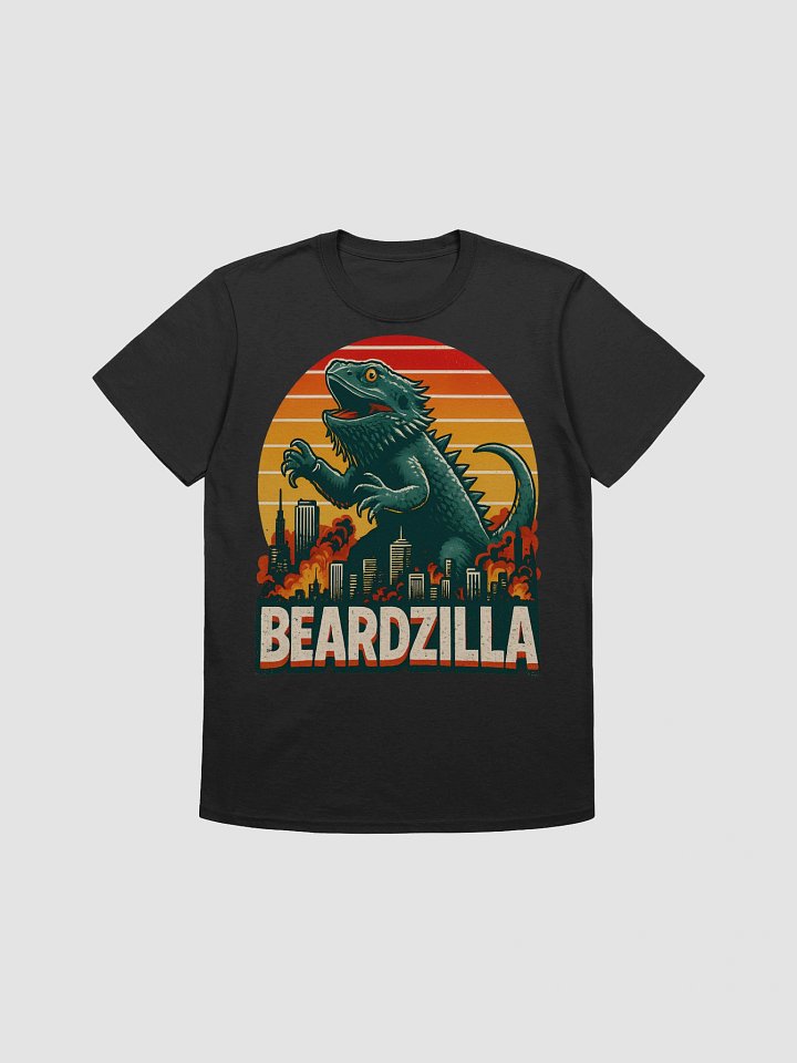 Retro “Beardzilla” Bearded Dragon Tee – Funny Lizard Lover Gift Shirt product image (211)