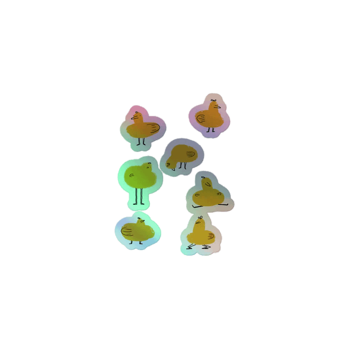 Birds! Birds! Birds! - Holo Stickers product image (1)