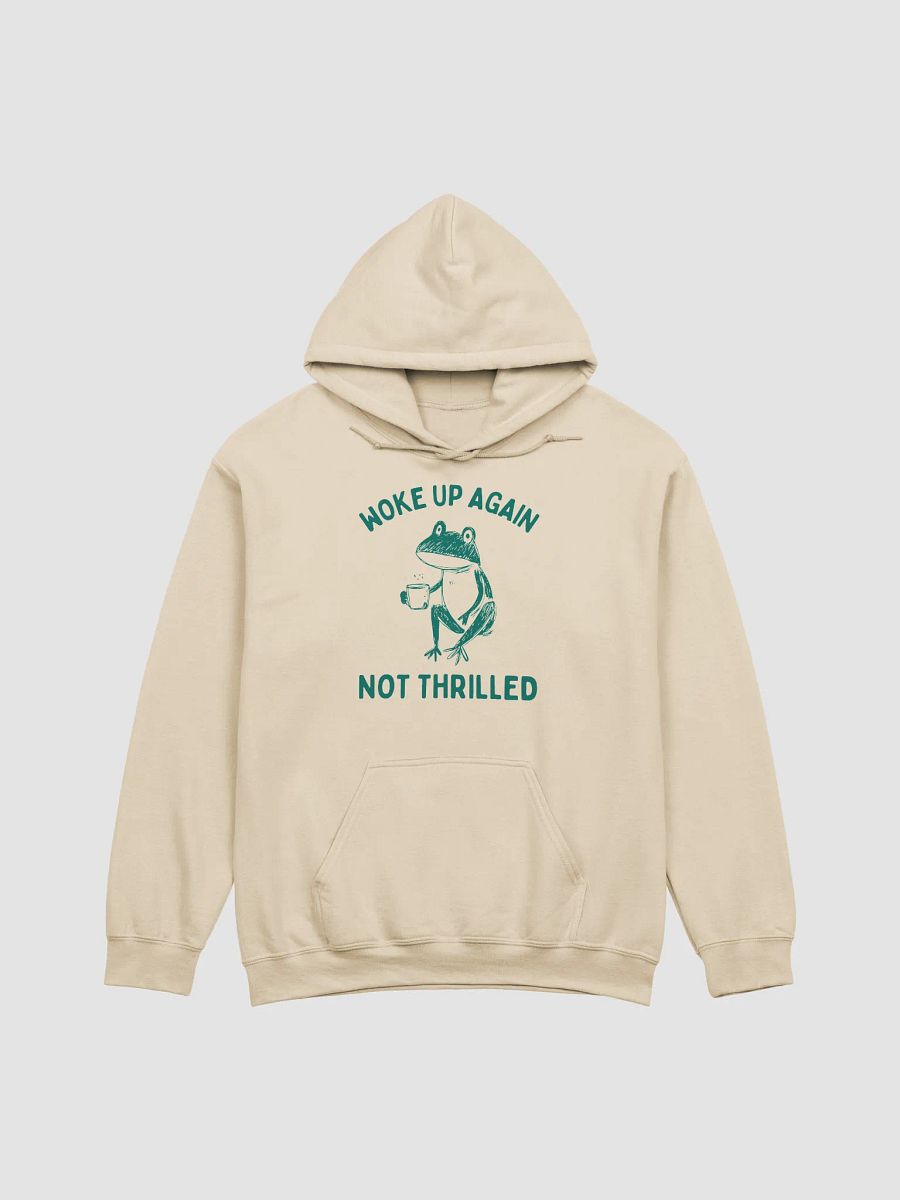 Woke up again not thrilled Hoodie product image (6)