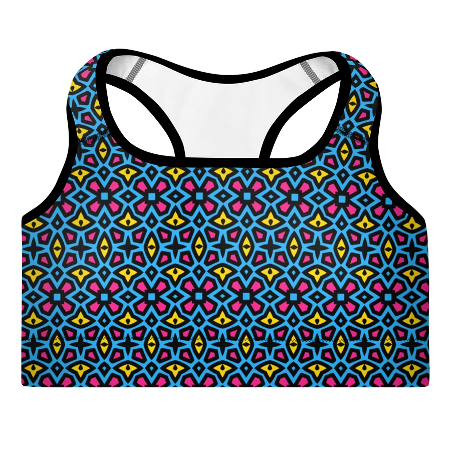 Pan Abstract (2) - Padded Sports Bra product image (3)