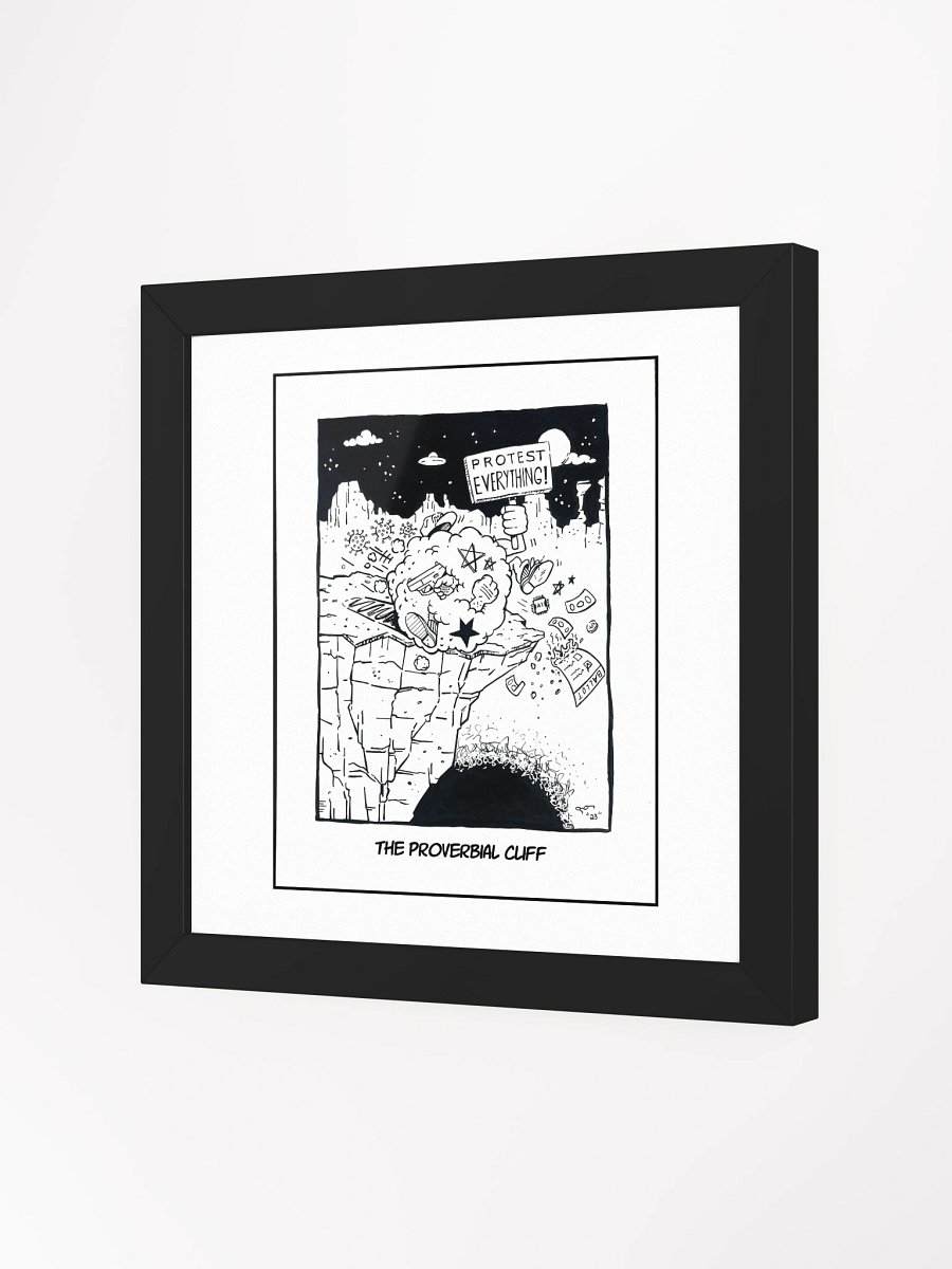 The Proverbial Cliff - Framed product image (2)