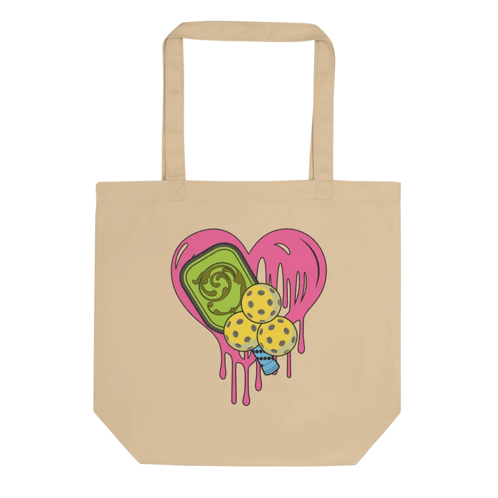 Heart Pickleball Ornate Love Eco Tote product image (1)