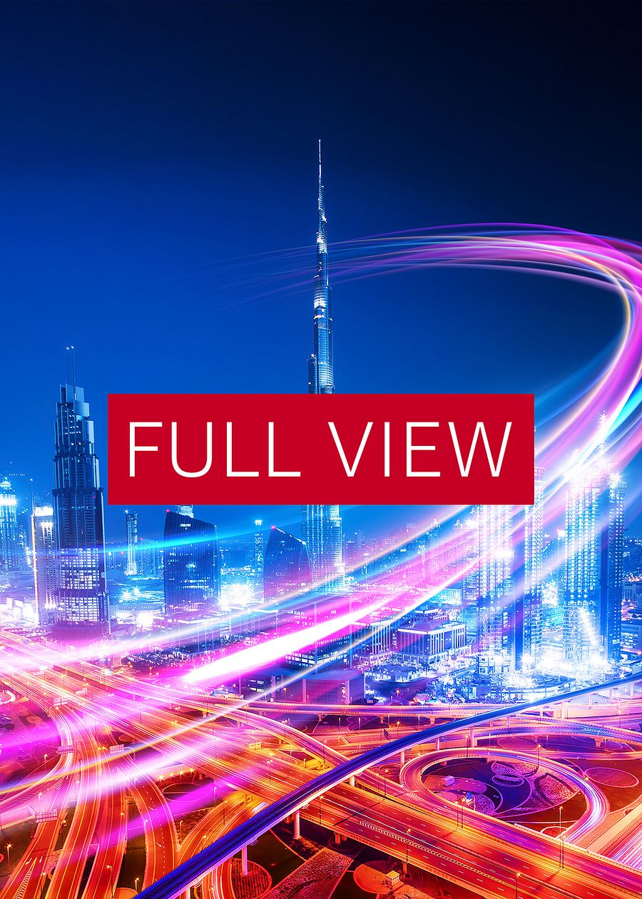 Neon city: Dubai, Burj Khalifa #2 (synthwave/vaporwave/retrowave/cyberpunk) — aesthetic poster product image (3)