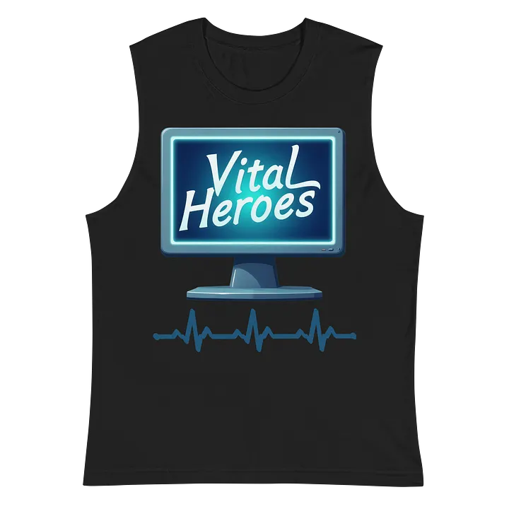 Vital Heroes ECG Muscle Tank product image (3)