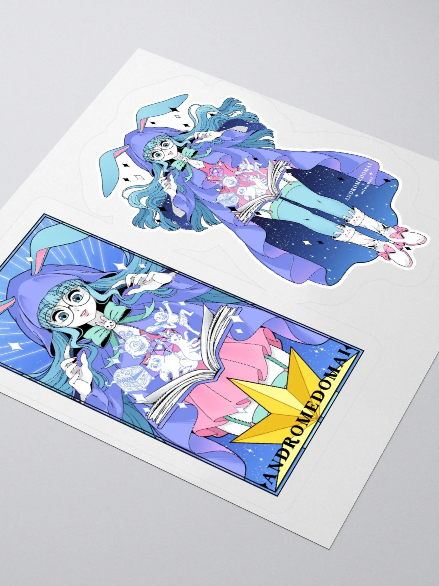 The Storyteller Tarot Card Sticker Duo | Andromedomai product image (4)