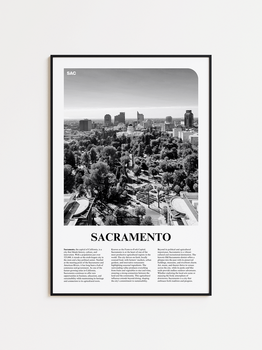 Sacramento 01 Newspaper Poster product image (1)