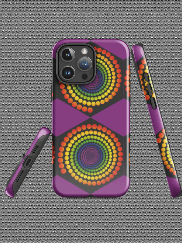 Vivid Spirals IPhone Case product image (45)