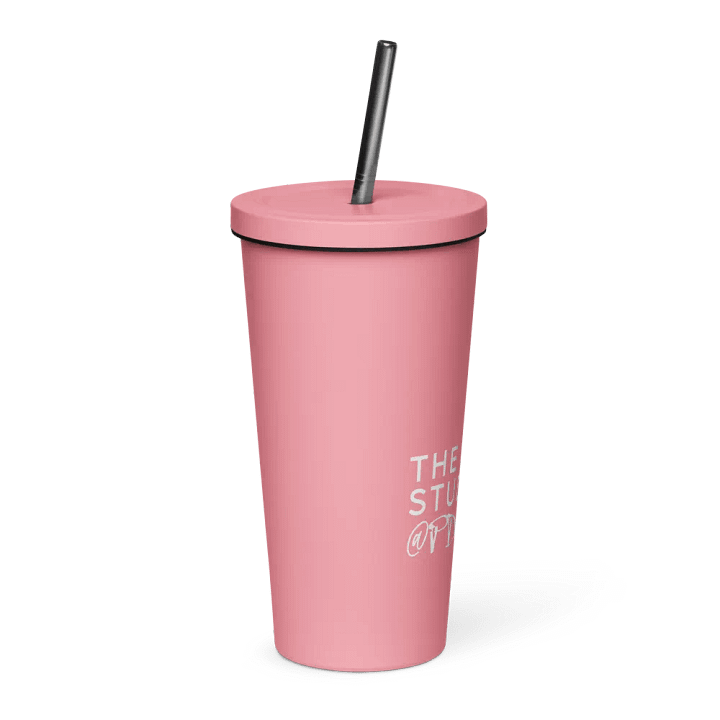 Tumbler with Straw | Multiple Colour Options with White Logo product image (2)