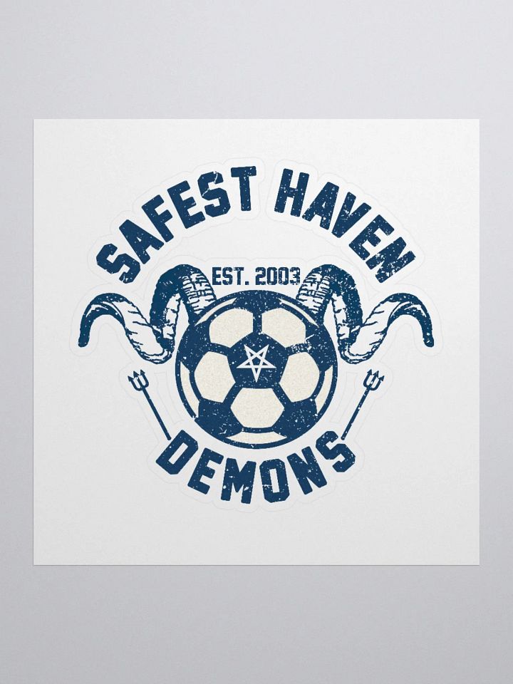safest haven demons soccer club die sticker product image (2)