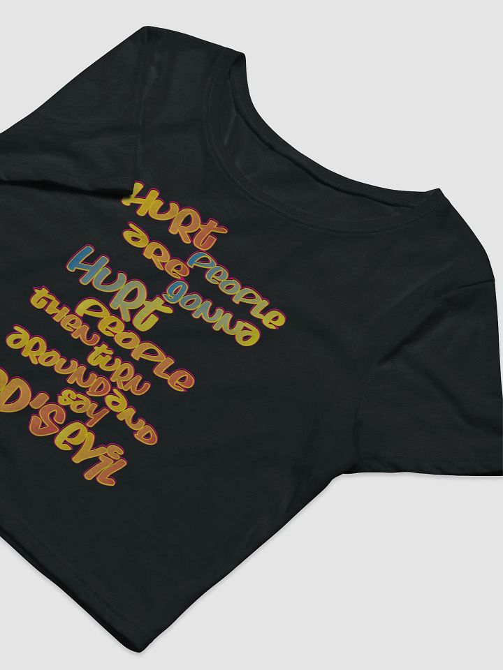 Hurt People - Graffiti - Bella+Canvas Women's Crop Tee product image (1)