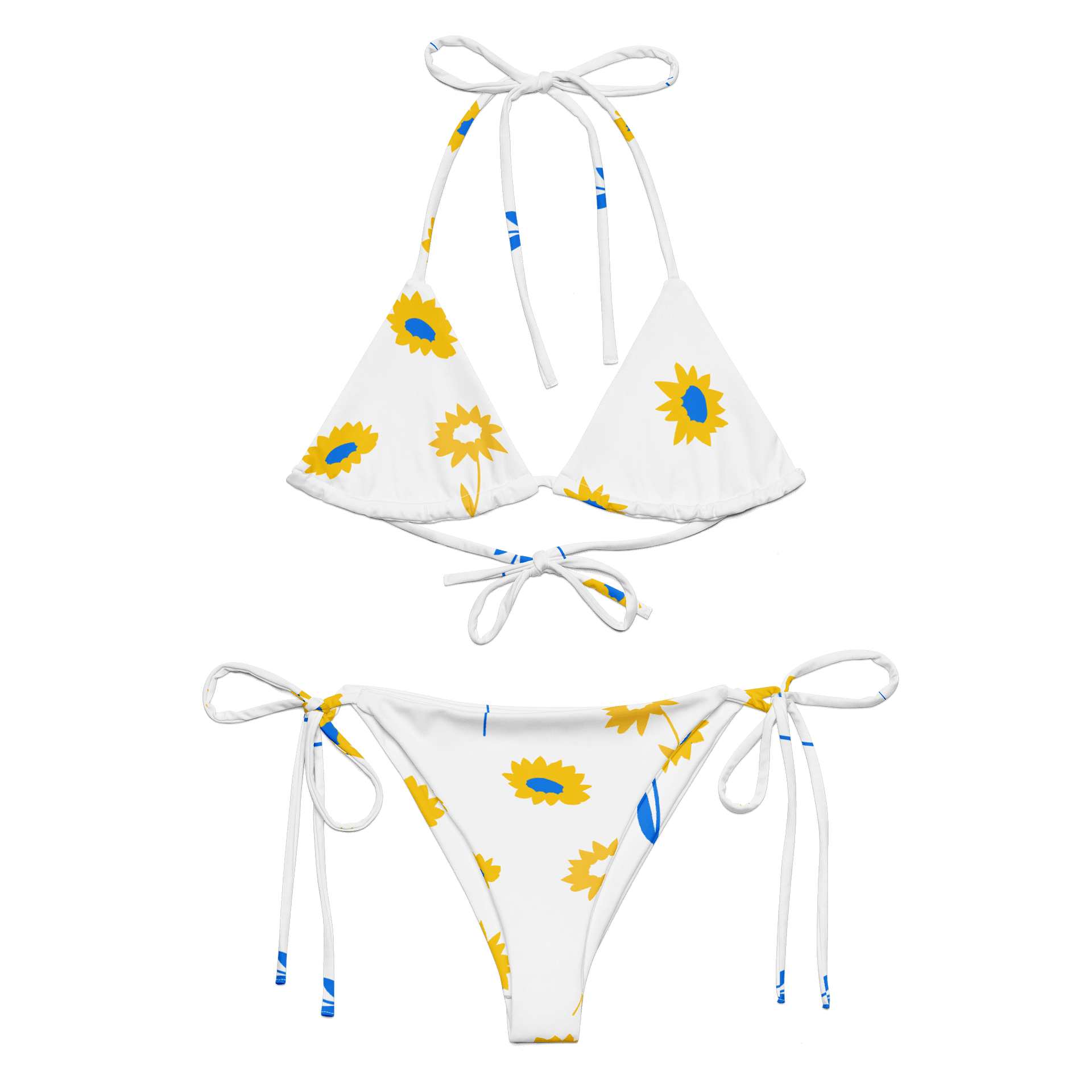 Sunflower Serenade Recycled Bikini Set product image (2)