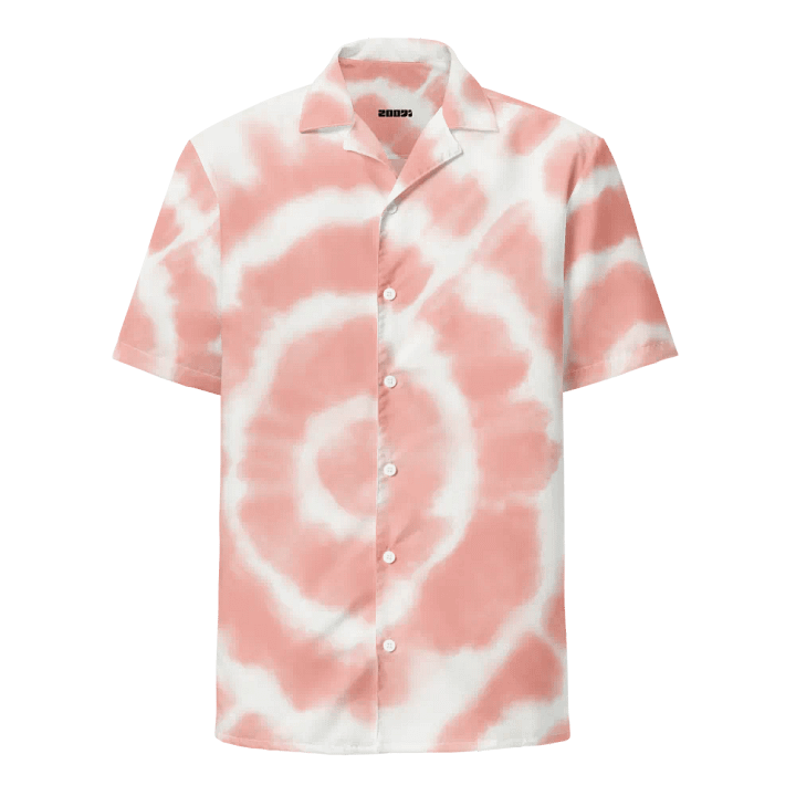 Peach Hawaiian Shirt product image (1)