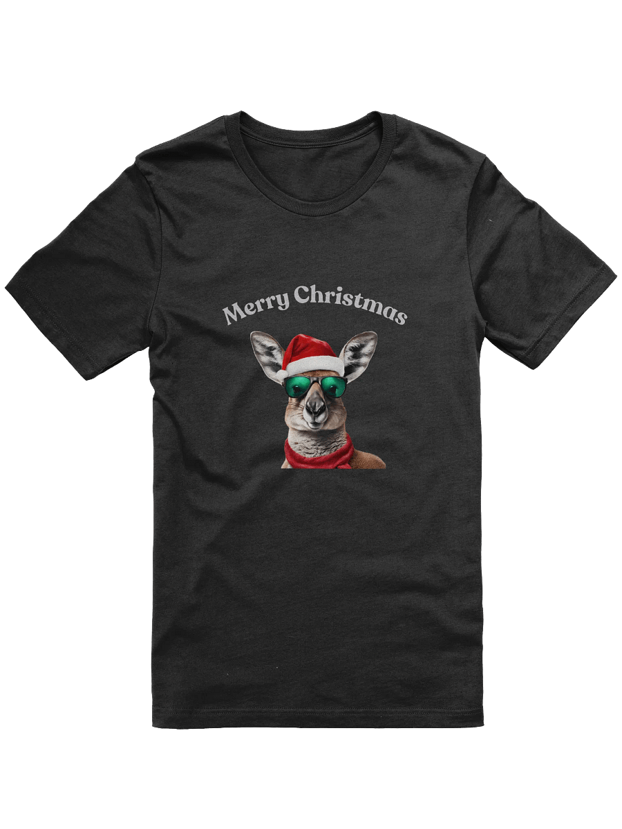 Festive Kangaroo Merry Christmas T-Shirt - Silver product image (1)