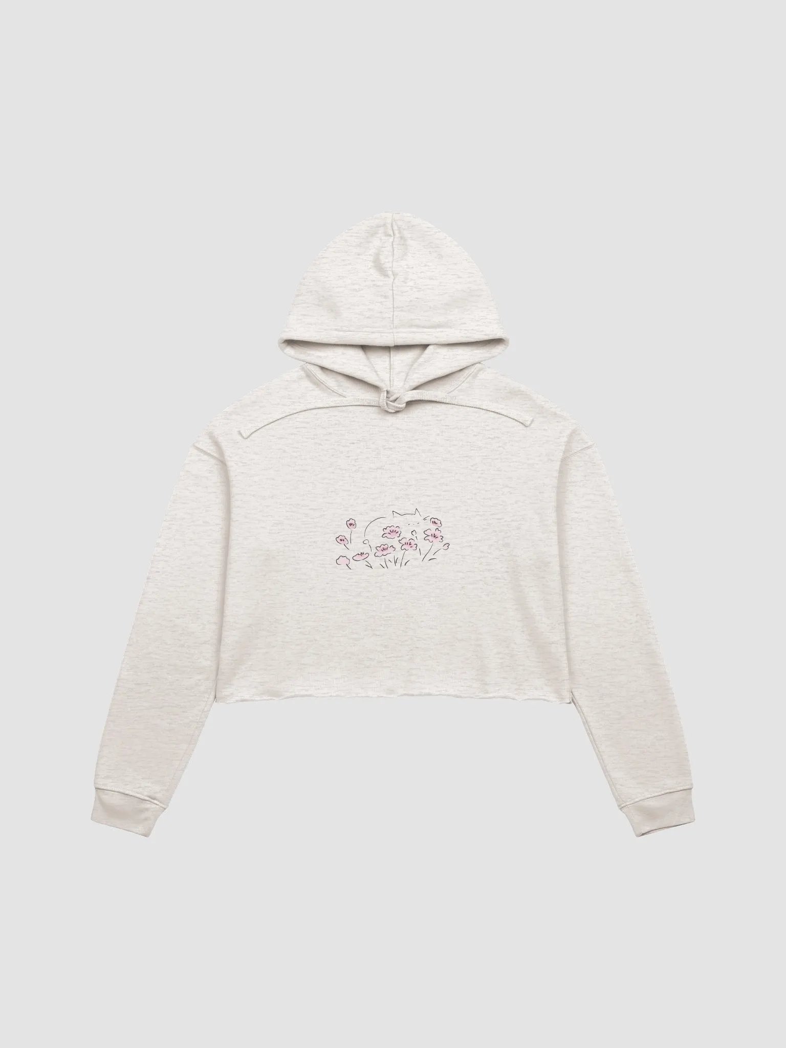 Floral Cat Crop Hoodie product image (3)