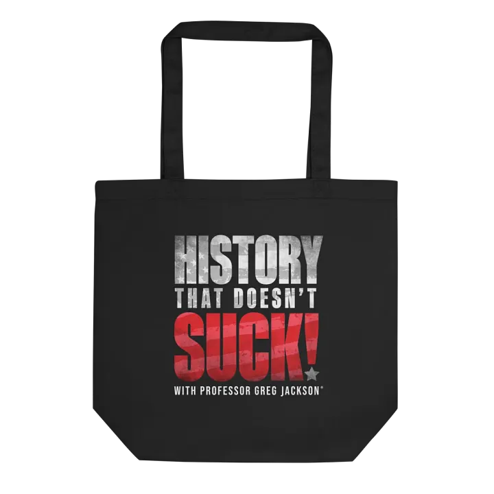 Party Like It's 1773 Canvas Tote - Black product image (2)
