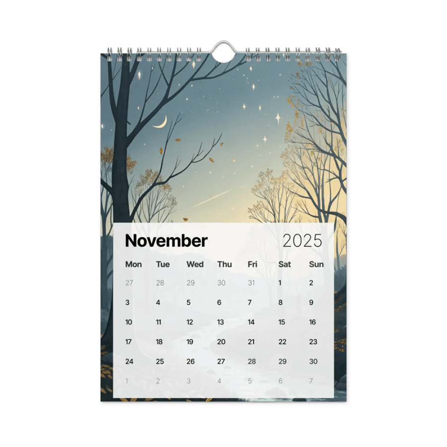 MAGICAL ANIME SEASONS WALL CALENDAR 2025 product image (11)