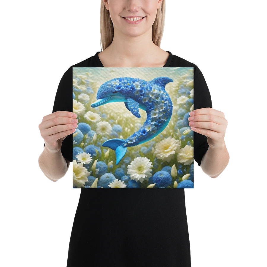 Flower Dolphin Wall Art product image (3)