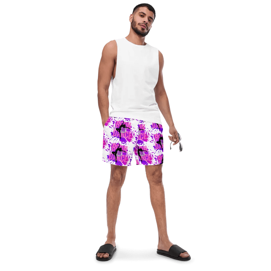 Born to Dance Her Silhouette All-Over Swim Trunks product image (4)