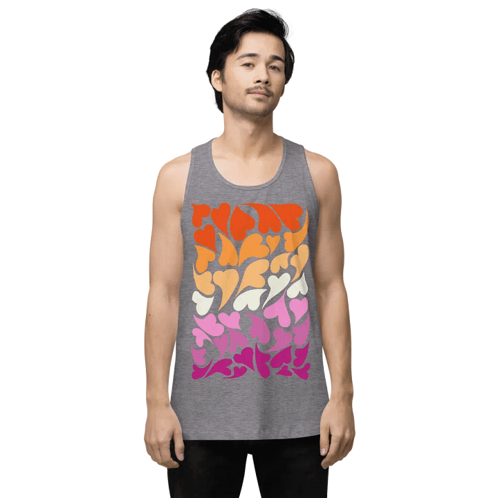 Nestled PRIDE Lesbian Tank Top product image (4)