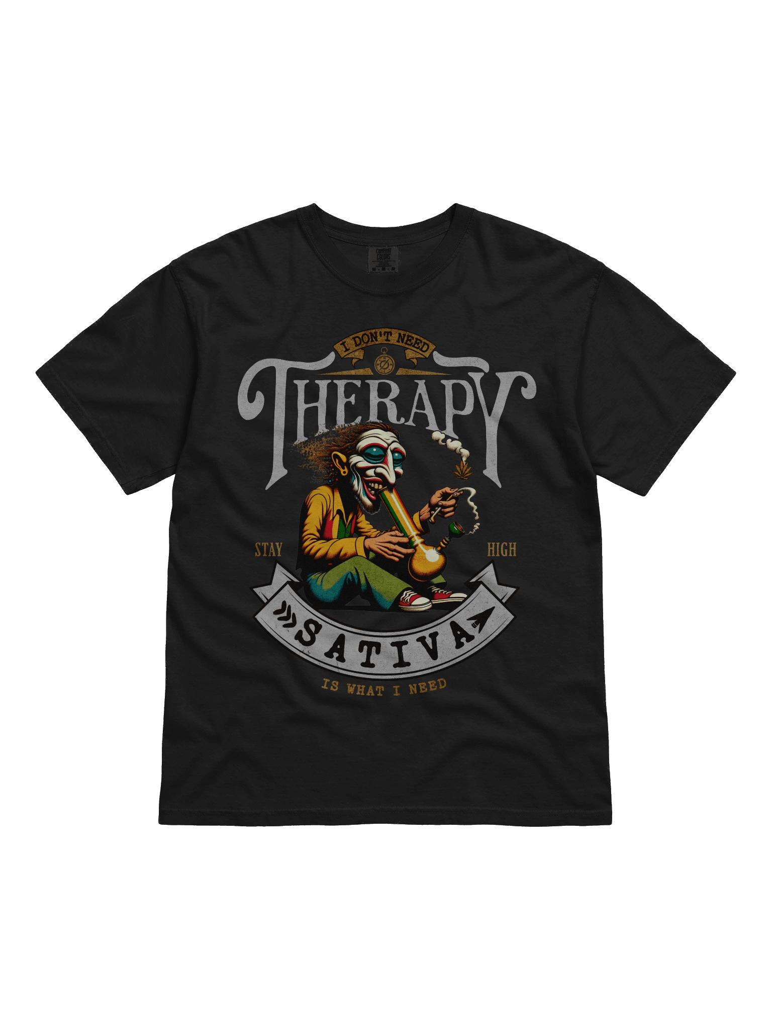 I Don't Need Therapy - Sativa Is What I Need - Heavyweight T-Shirt product image (7)