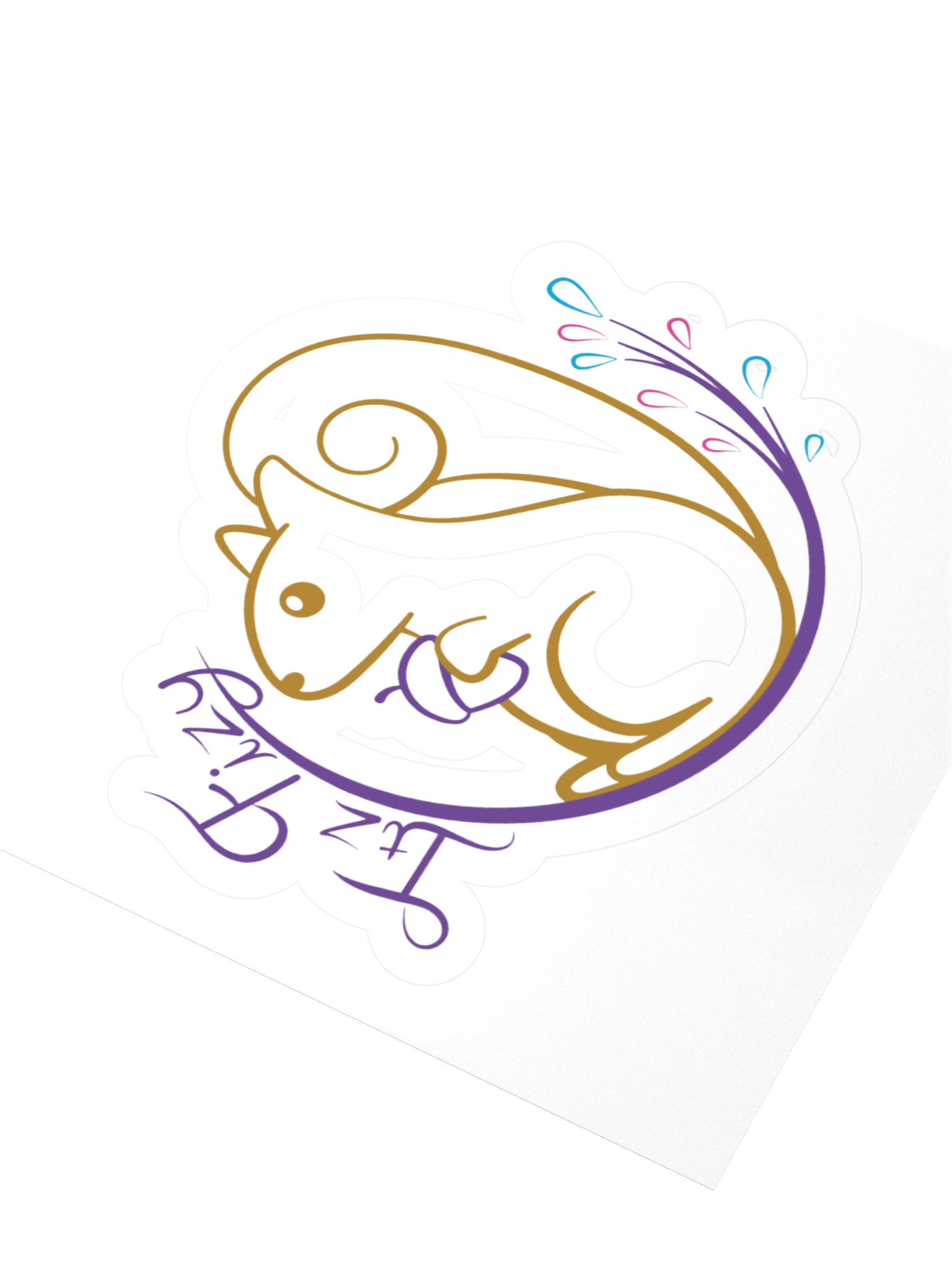 Fizy Squirrel Sticker product image (3)
