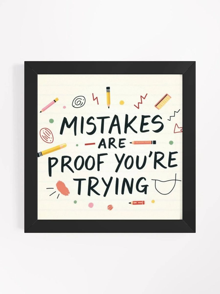 Bold Mistakes Motivational Poster product image (6)