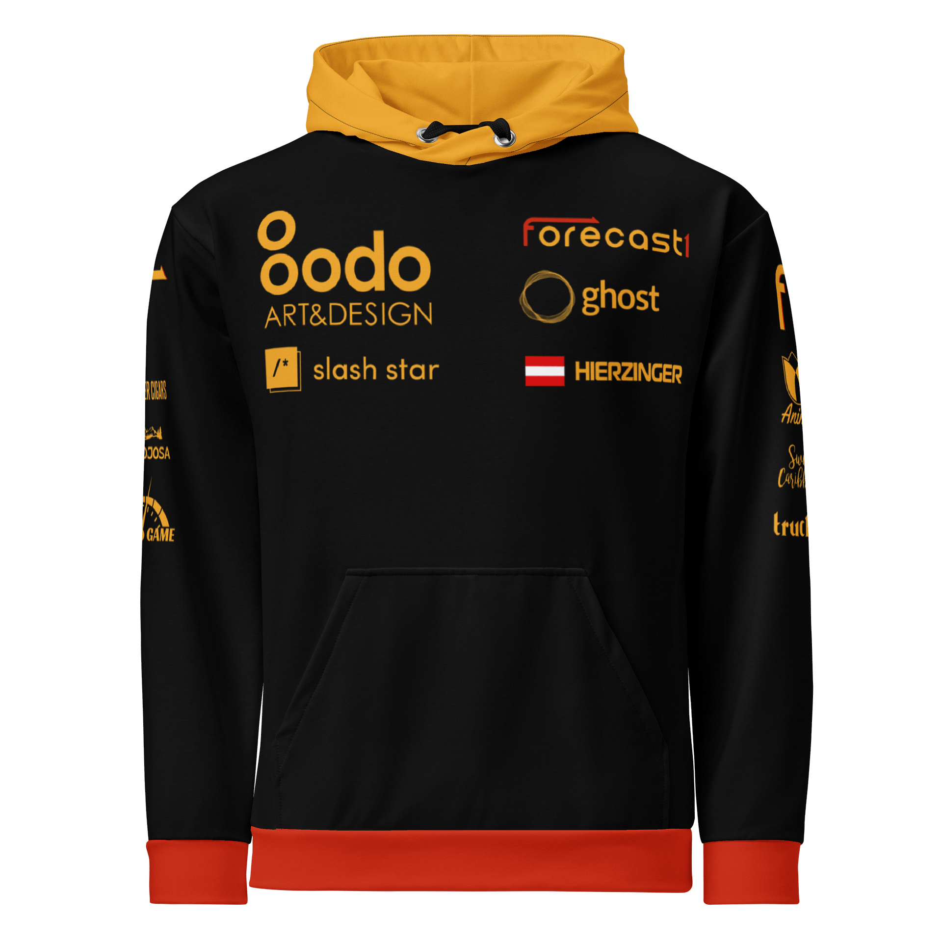 Hierzinger - Black Hoodie Personalized product image (1)