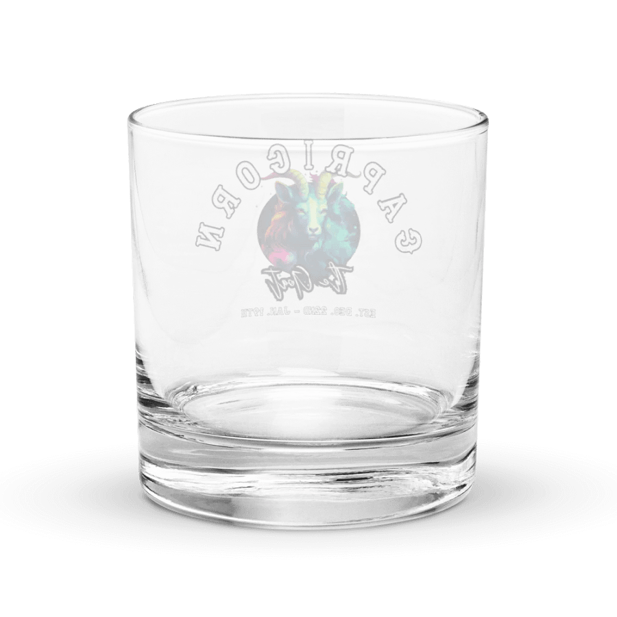 Capricorn - Zodiac Rocks Glass product image (4)