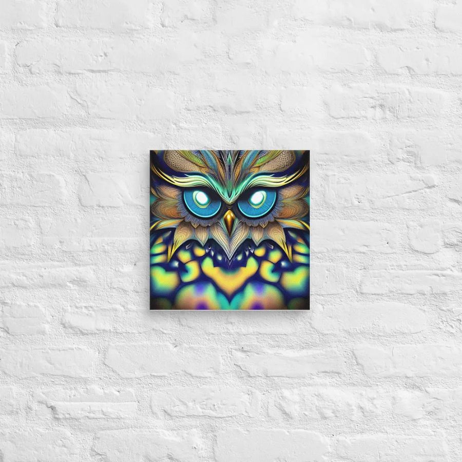 Fantasy Fractal Owl Art - v12 product image (12)