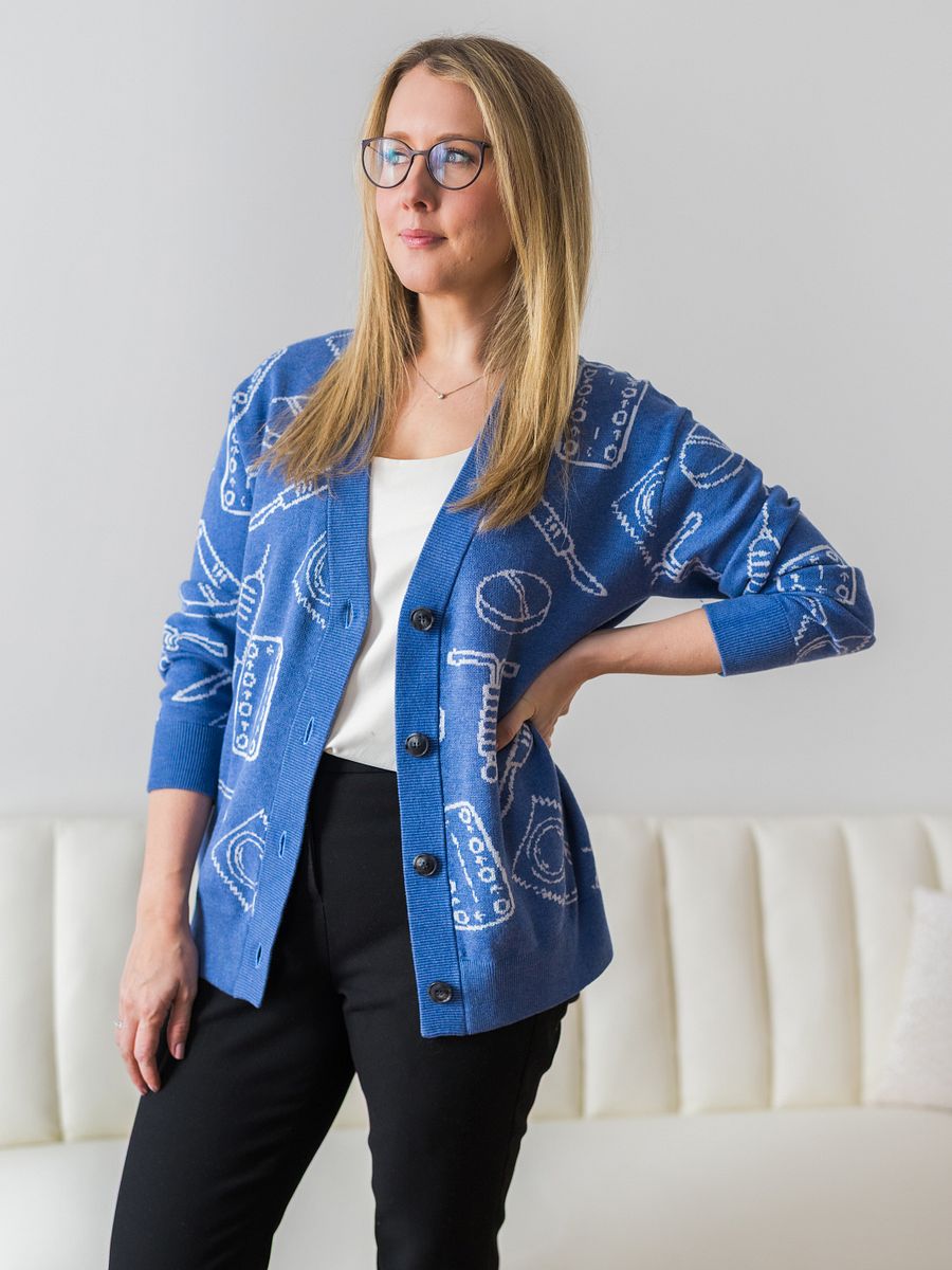 birth control icons (blue cardigan) product image (3)