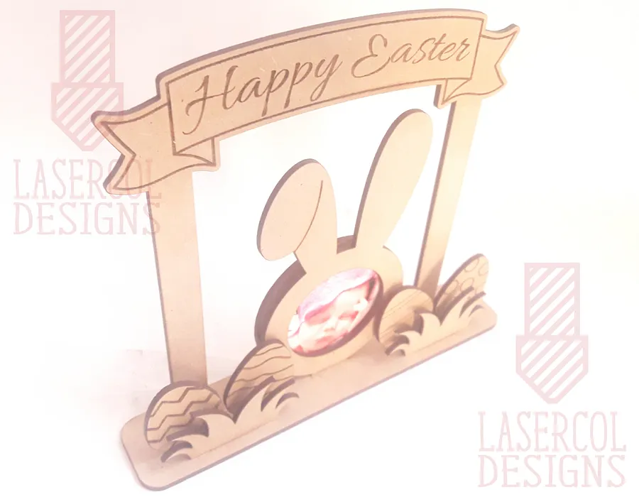 Easter Bunny Photo Frame - Laser Cut Files product image (5)
